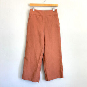 Rachel Comey Wide Leg Pants Women Size 2 Dusty Rose Flaw